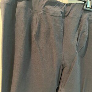 Eileen Fisher Dark Gray, Tencil Knit, Straight Leg Pant, Size 1X